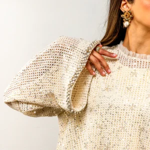 فستان ترتر - أوف وايت